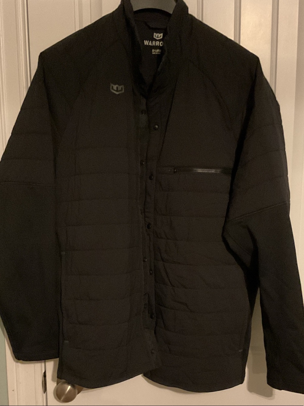 War Road Quilted Black Men's Jacket